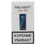 Купить сигареты оптом Parliament Super Slims Aqua Blue Duty Free 